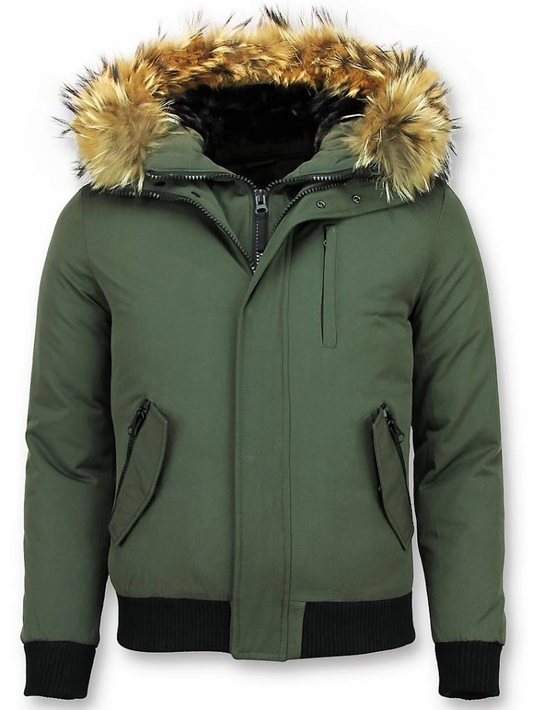 Parkas Hombre - Chaqueta acolchada hombre - Basic - Verde