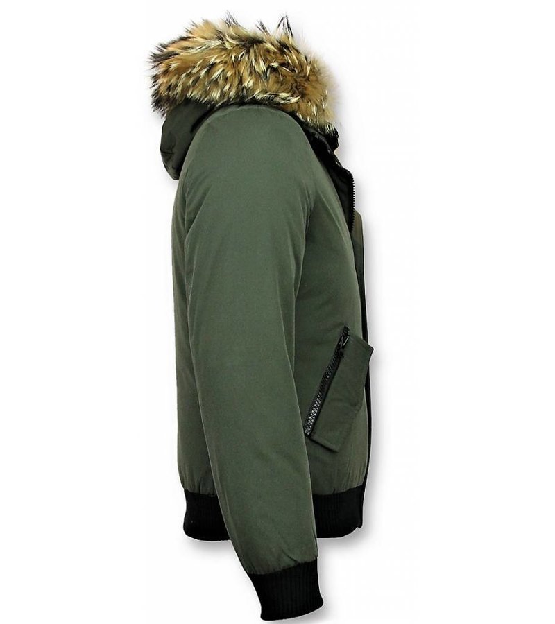 Parkas Hombre - Chaqueta acolchada hombre - Basic - Verde