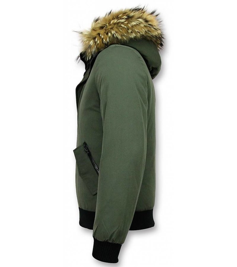 Parkas Hombre - Chaqueta acolchada hombre - Basic - Verde