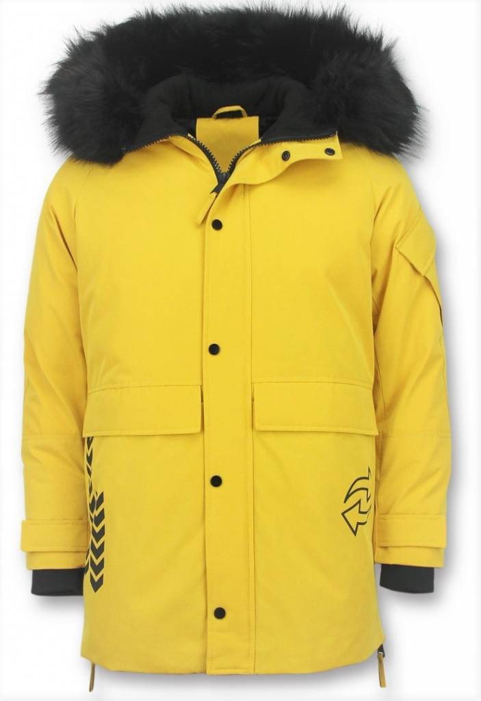 Parkas Hombre - Parkas Amarillas - Chaqueta Acolchada - Amarillo