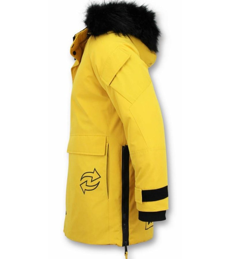 Parkas Hombre - Parkas Amarillas - Chaqueta Acolchada - Amarillo