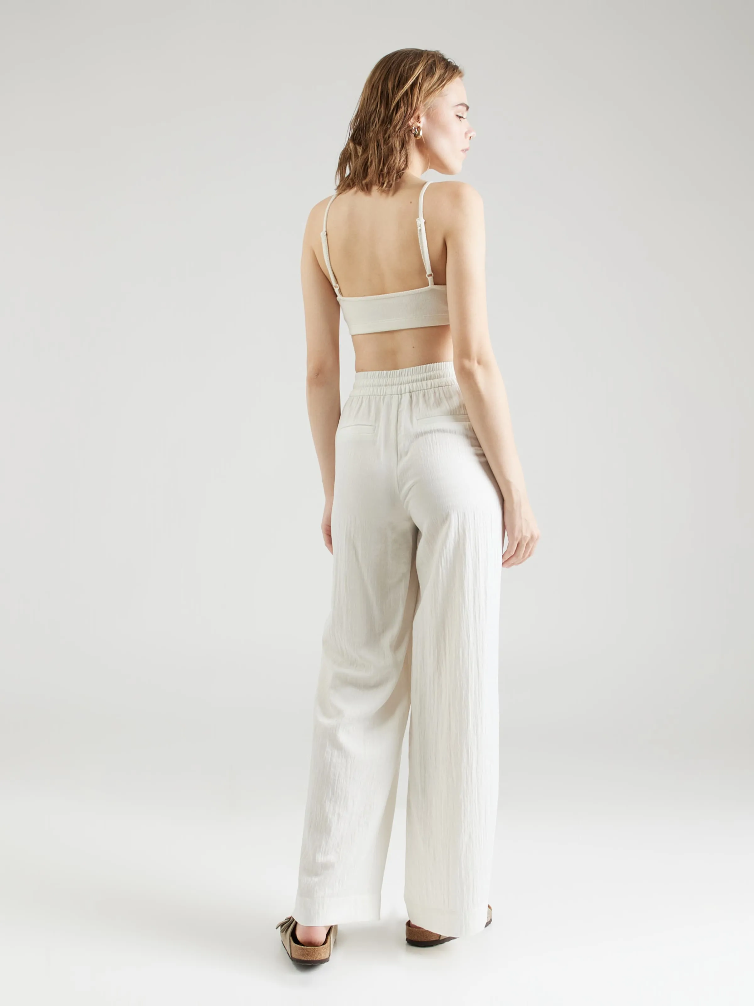 Pierna ancha Pantalón minimum en Blanco