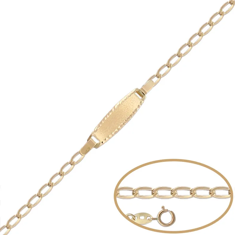 Pulsera Bebé Oro 13cm