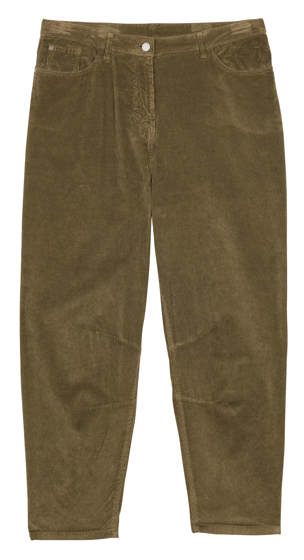 RECANATI - Pantalón de pana elástico en marron