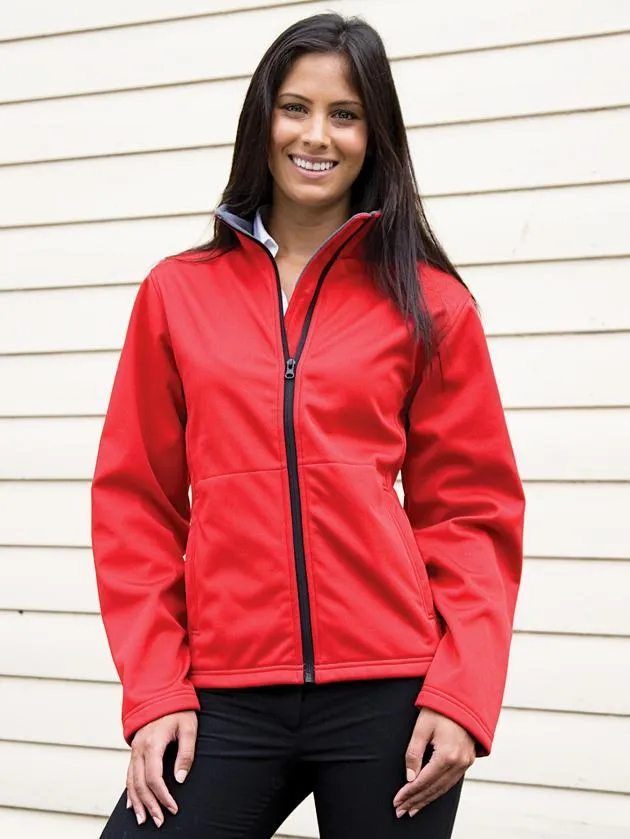 Result R209F - Chaqueta en softshell para mujeres de Core - Negro