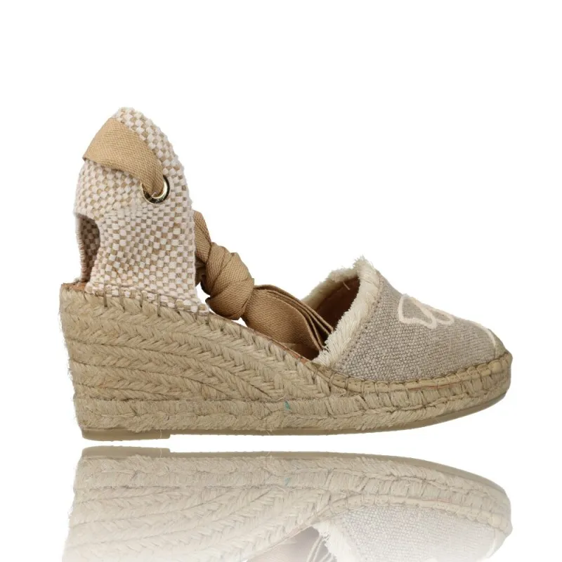 Sandalias de Cáñamo o Esparto con Cuña para Mujer de Fabiolas 315128