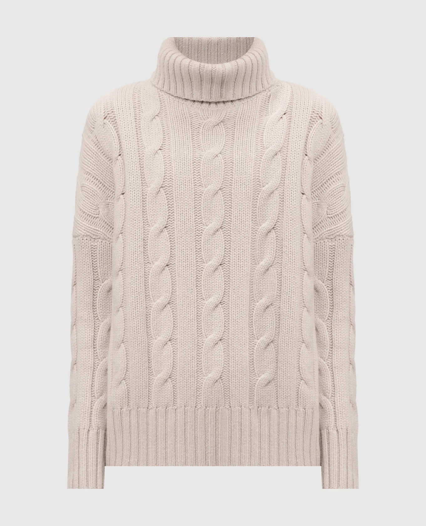 Simonetta Ravizza Gray sweater MALAGA made of cashmere