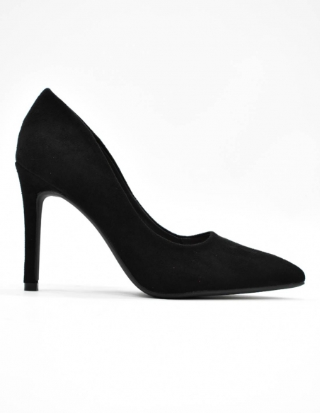 Stiletto negro de tacon fino