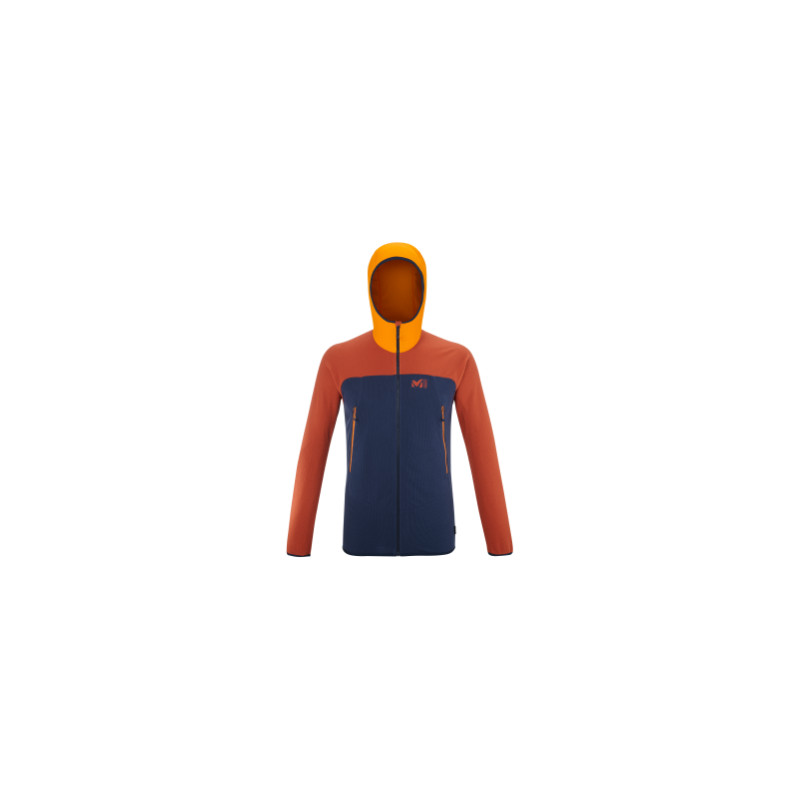 Vellón MILLET K LIGHTGRID HOODIE para hombre (Sapphire/Rust)