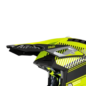 Visera Casco de Cross Airoh Aviator 3 Wave Amarillo Mate 