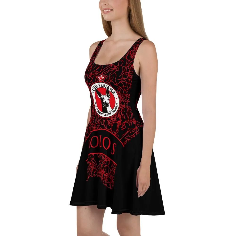 XOLOS CLUB TIJUANA SKATER DRESS