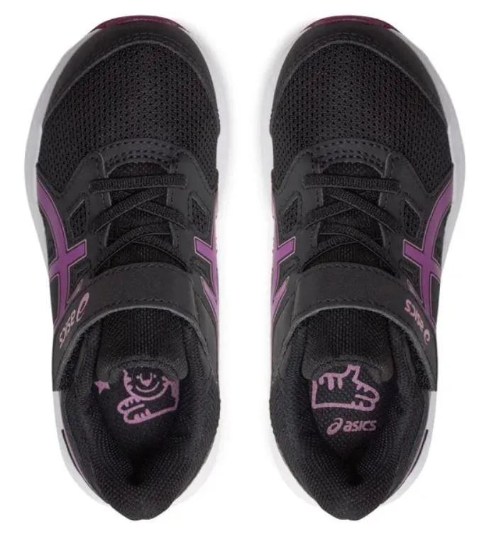 Zapatillas Asics Jolt 4 PS Velcro Negro/Morado