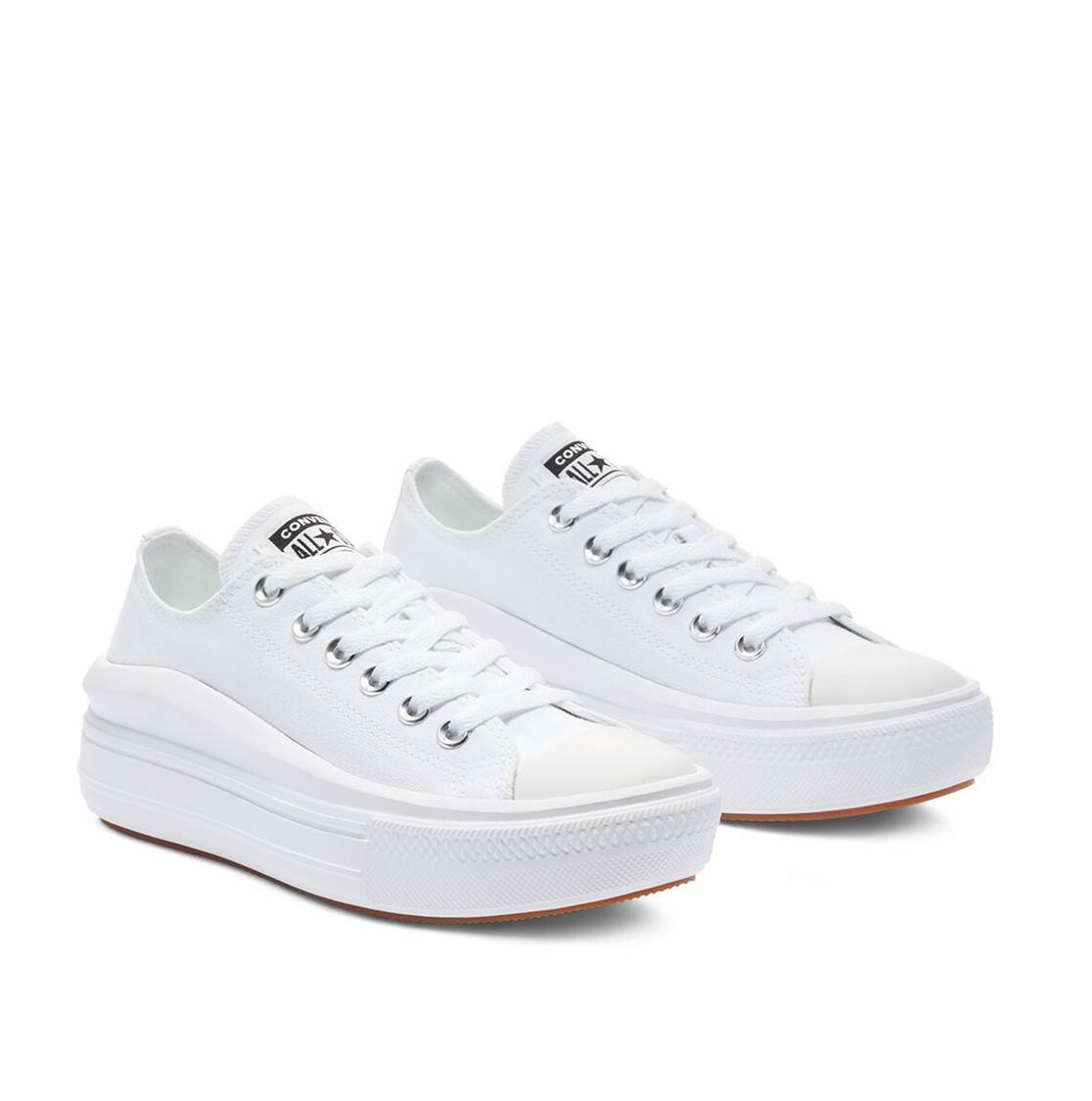 Zapatillas Converse Canvas Color Chuck Taylor All Star Move Blanco