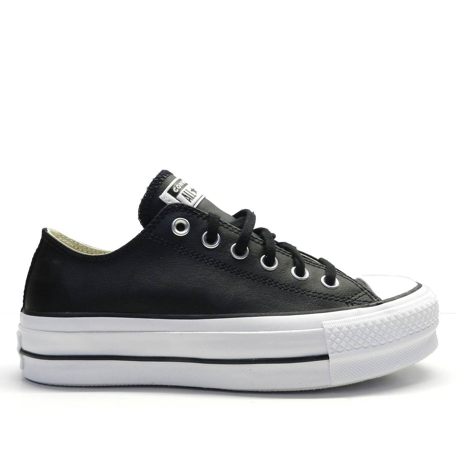 Zapatillas Converse Chuck Taylor AllStar Piel Plataforma Negro