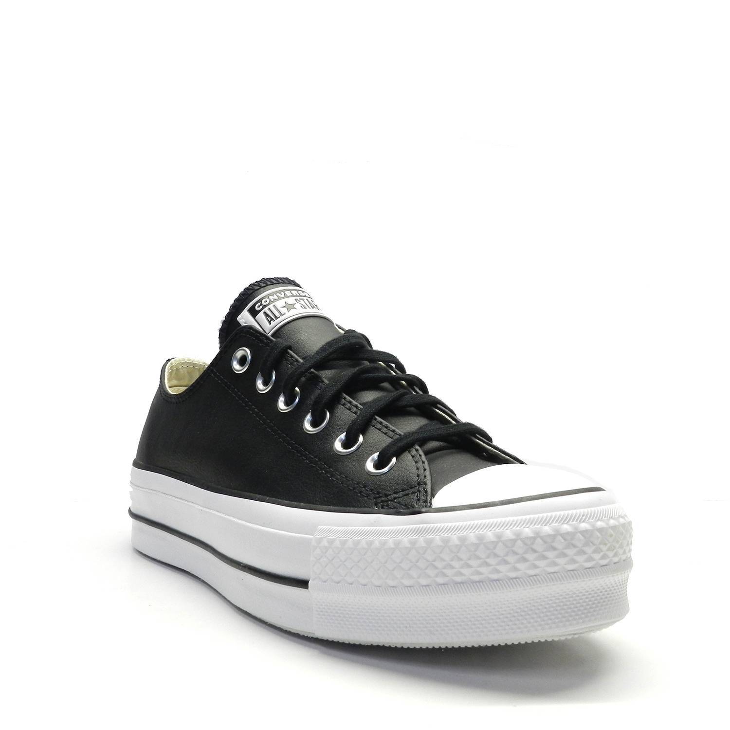 Zapatillas Converse Chuck Taylor AllStar Piel Plataforma Negro