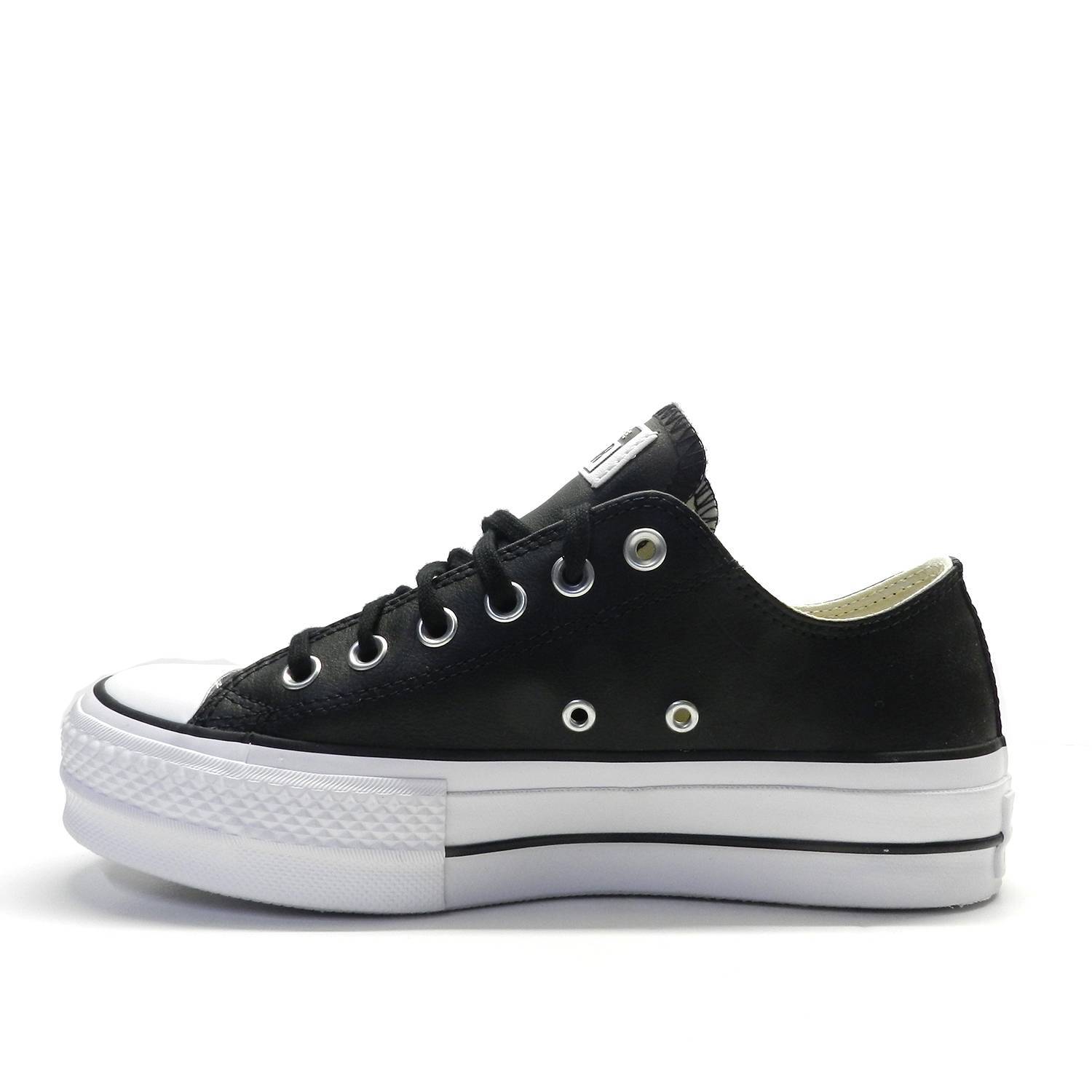 Zapatillas Converse Chuck Taylor AllStar Piel Plataforma Negro