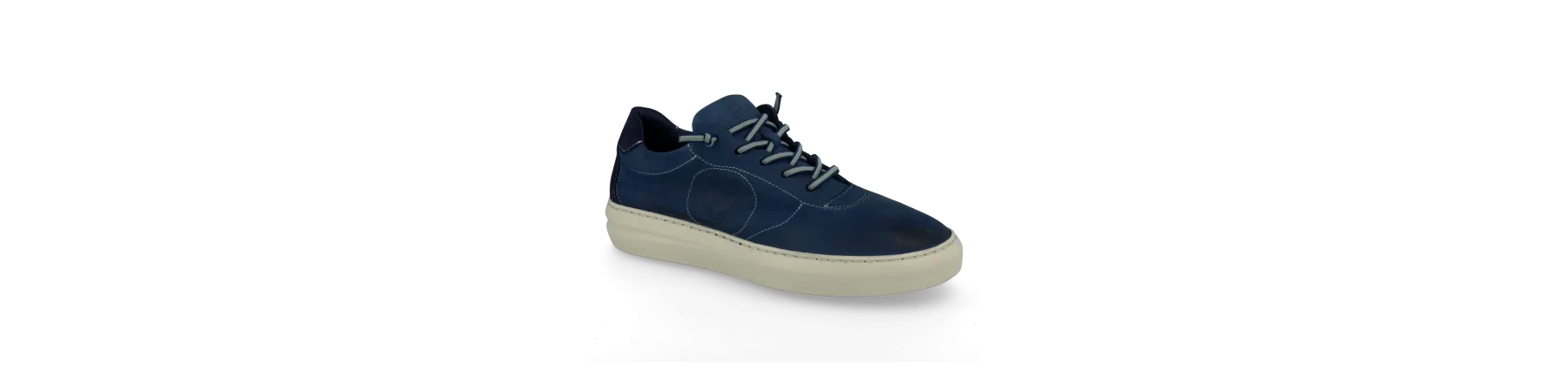 ZAPATILLAS DE VESTIR HOMBRE PIEL MOD. ALEX AZUL