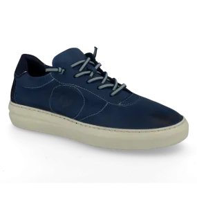 ZAPATILLAS DE VESTIR HOMBRE PIEL MOD. ALEX AZUL