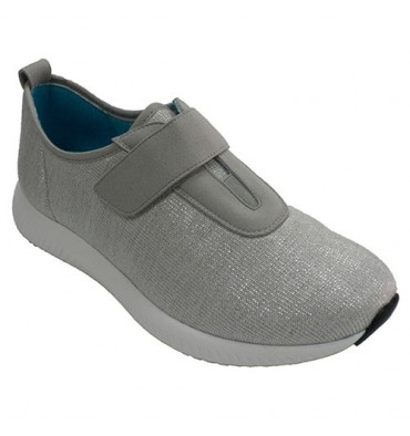 Zapatillas deportivas mujer velcro muy cómodas Doctor Cutillas en gris