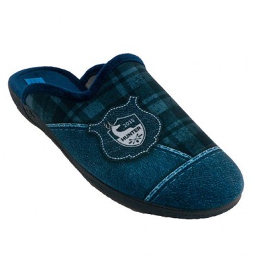 Zapatillas hombre invierno abierta detrás Alberola en azul marino