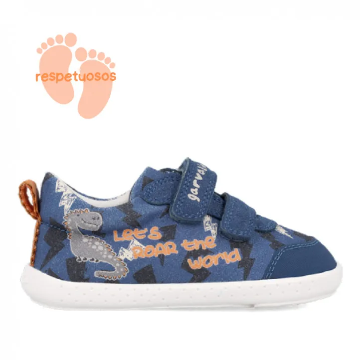 ZAPATILLAS LONA GARVALIN DE NIñO AZUL 242350A