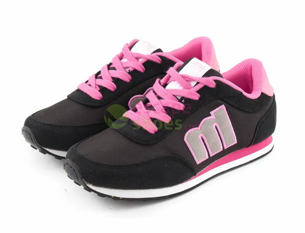 Zapatillas MTNG 56406 New Raspa Black Mesh Fuchsia