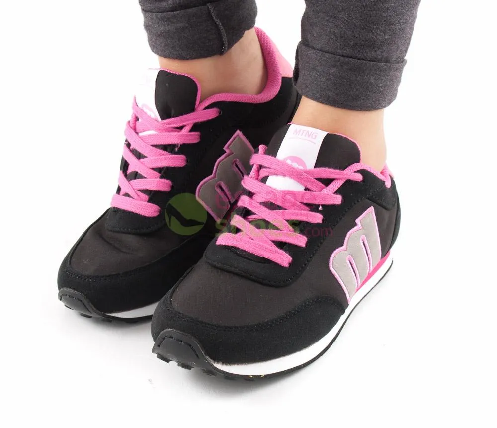 Zapatillas MTNG 56406 New Raspa Black Mesh Fuchsia