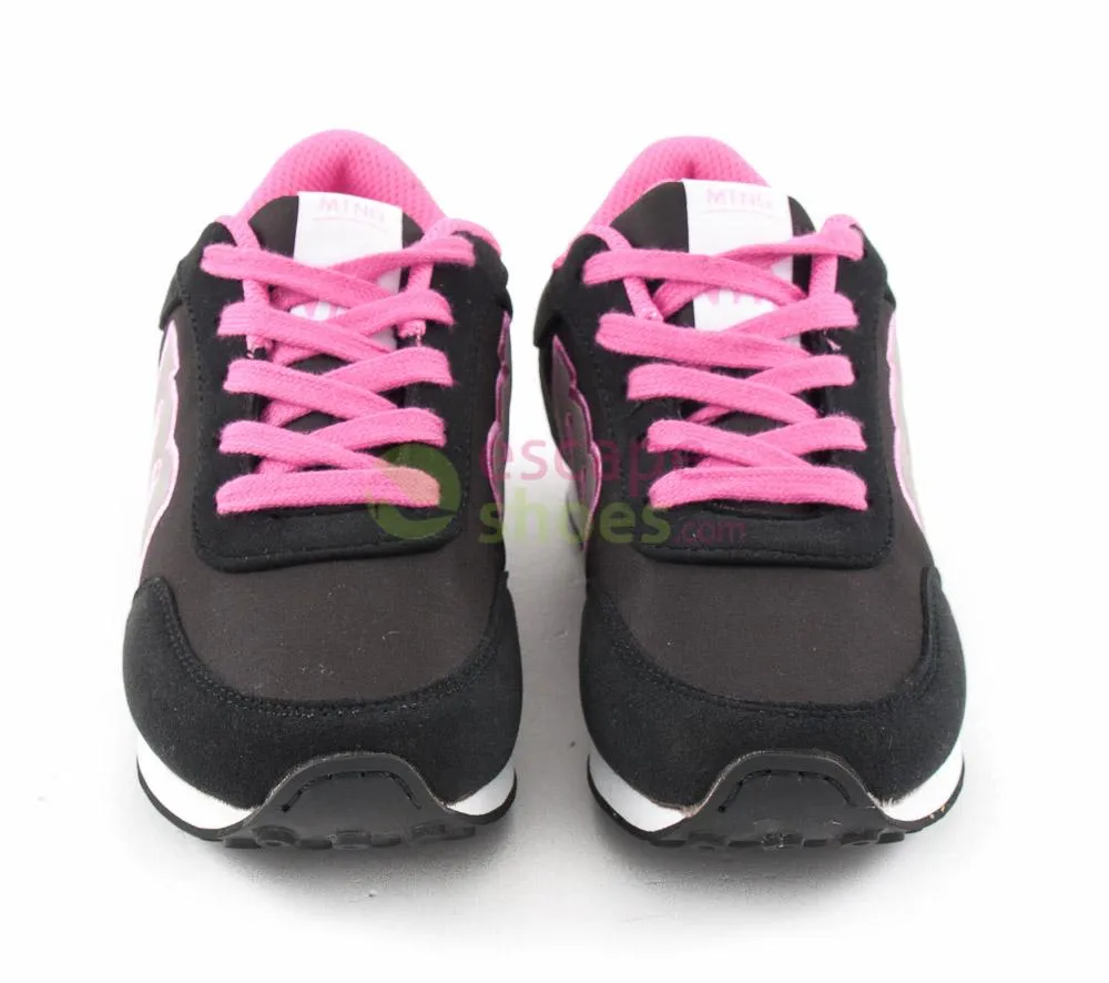 Zapatillas MTNG 56406 New Raspa Black Mesh Fuchsia