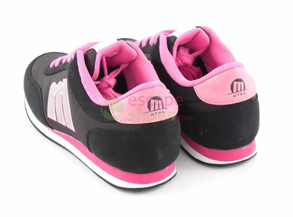 Zapatillas MTNG 56406 New Raspa Black Mesh Fuchsia