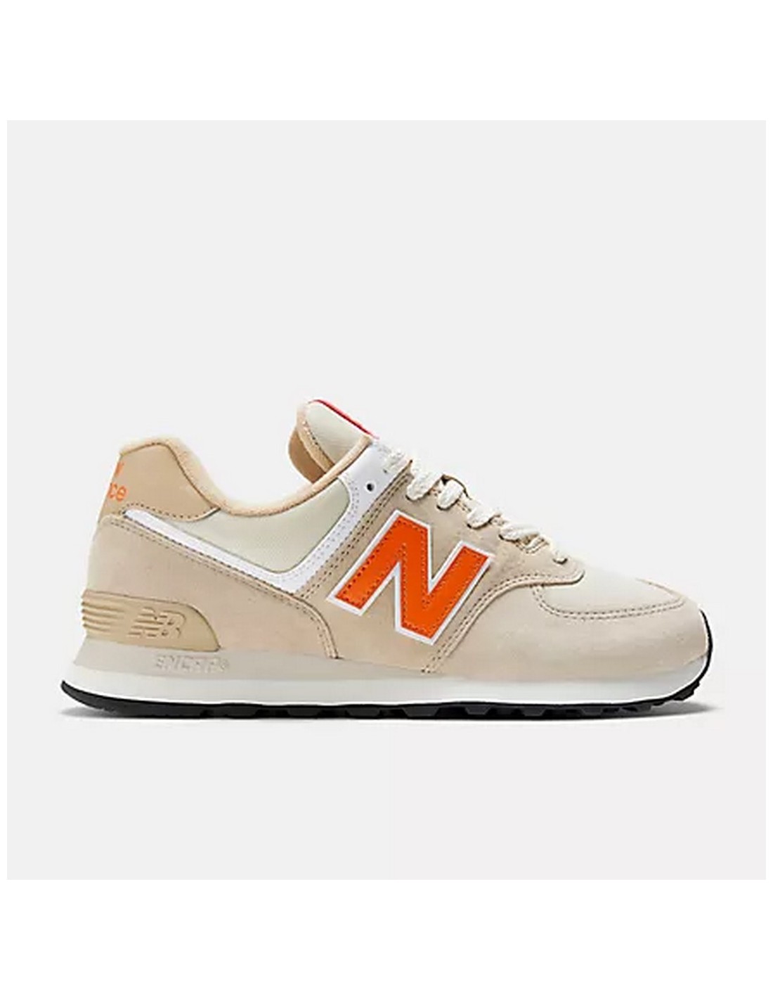 Zapatillas New Balance U574 Beige Y Naranjas - Ecool