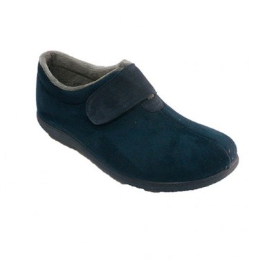 Zapatillas velcro hombre cerrada muy cómodas Doctor Cutillas en azul marino