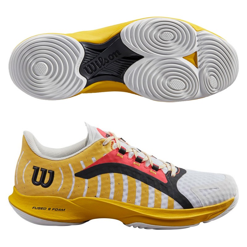 Zapatillas Wilson Hurakn Pro white old gold 2023