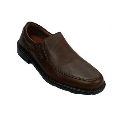 Zapato hombre con pala lisa Fleximax en marrón