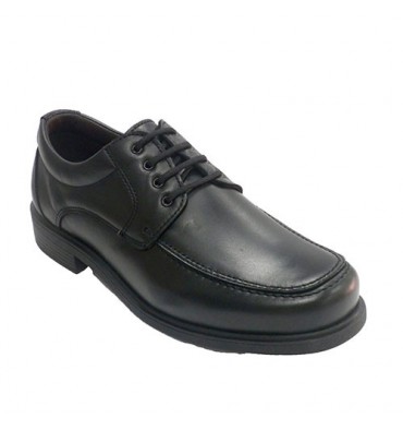 Zapato hombre cordones con bordón en empeine NIFTY en negro