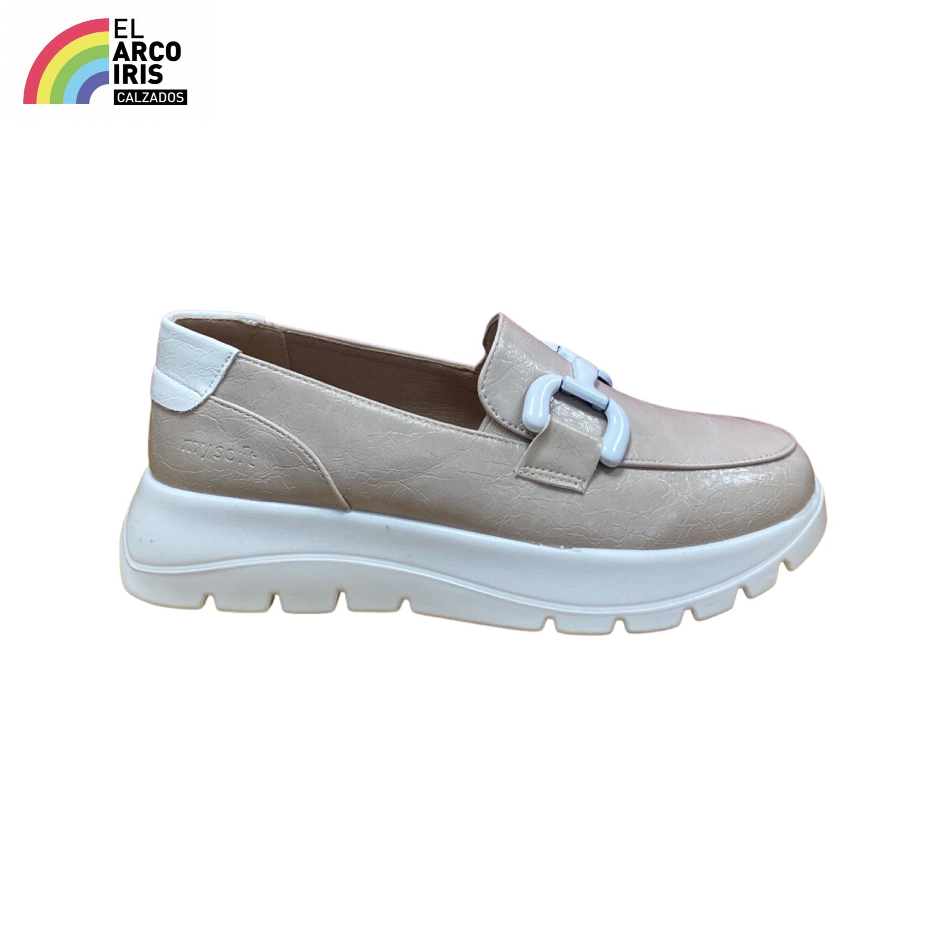 ZAPATO MUJER MYSOFT 23M260 BEIGE