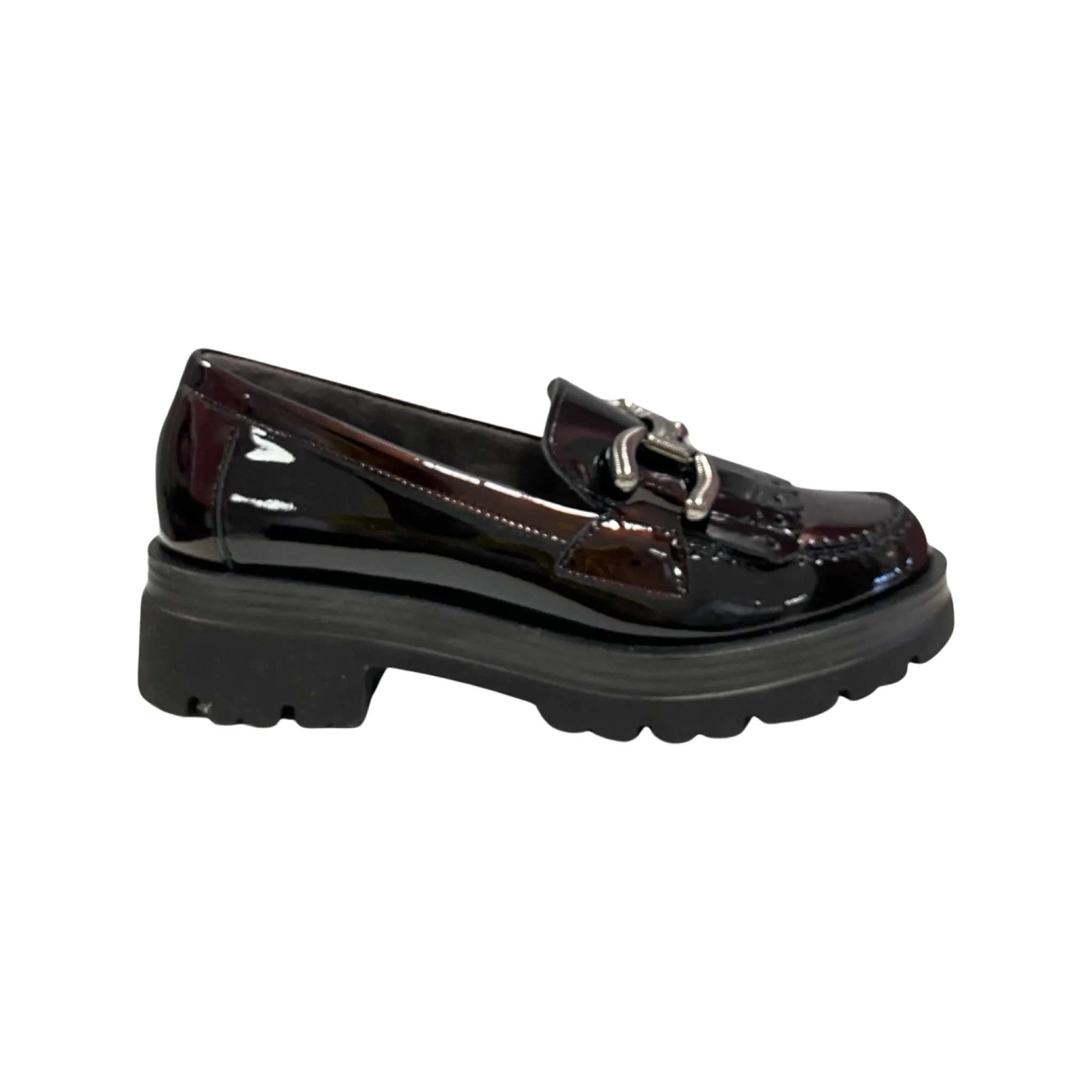 ZAPATO MUJER PITILLOS 5360 NEGRO-MARRN