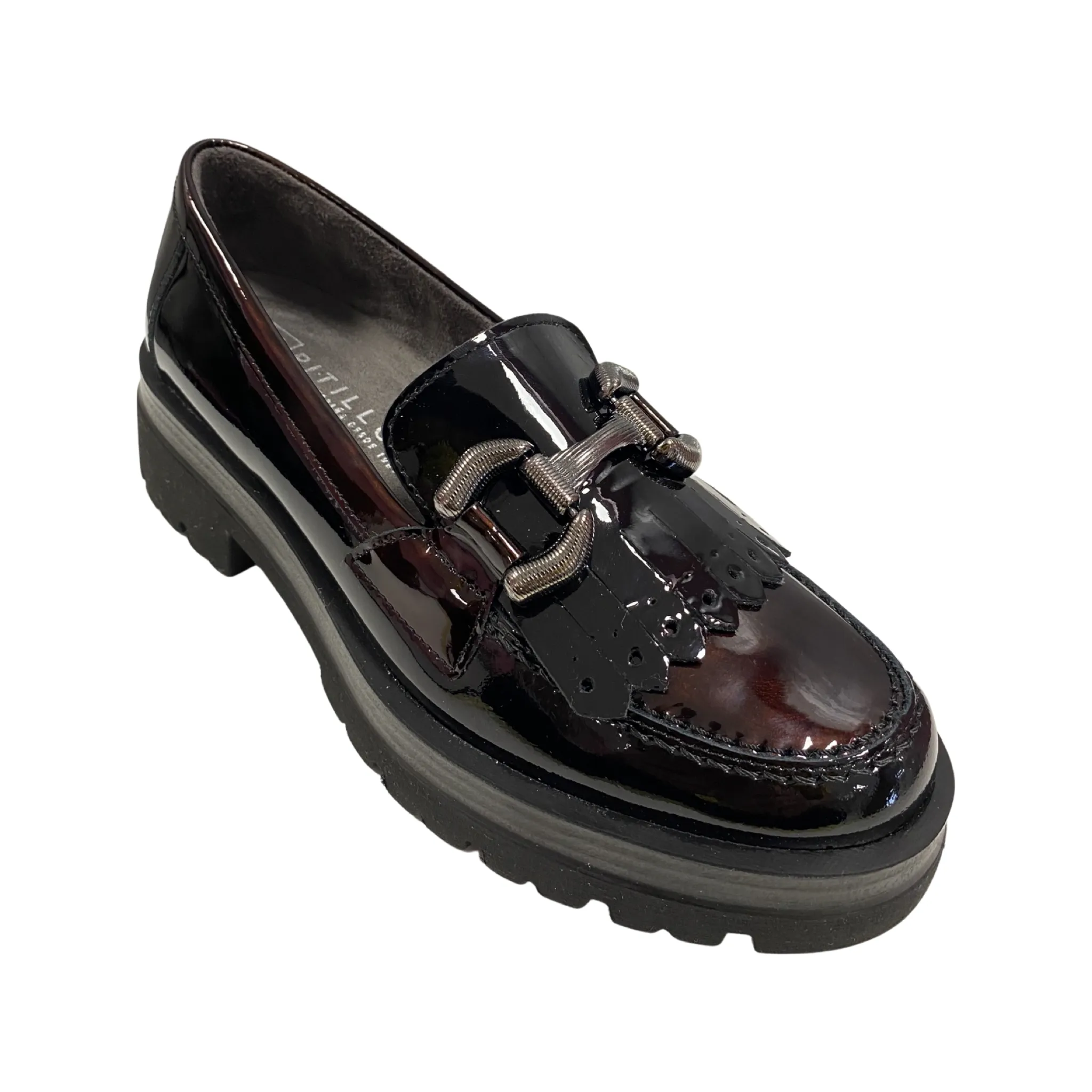 ZAPATO MUJER PITILLOS 5360 NEGRO-MARRN