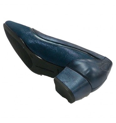 Zapato mujer tipo salón Doctor Cutillas en azul marino