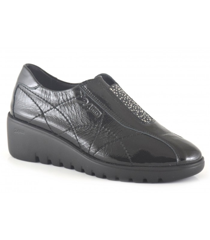 Zapato para mujer en charol negro