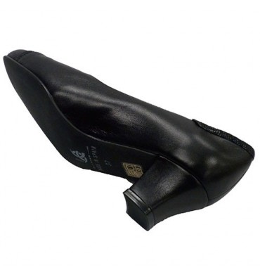 Zapato salón mujer Trebede en negro