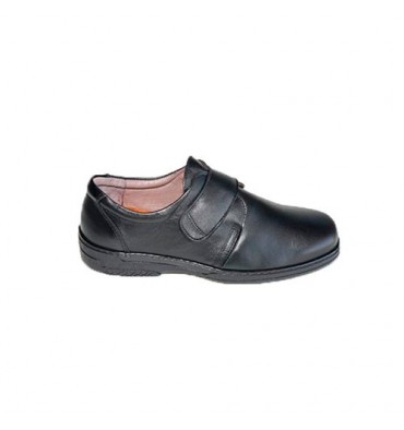 Zapato velcro hombre especial para diabéticos muy cómodo Primocx en negro