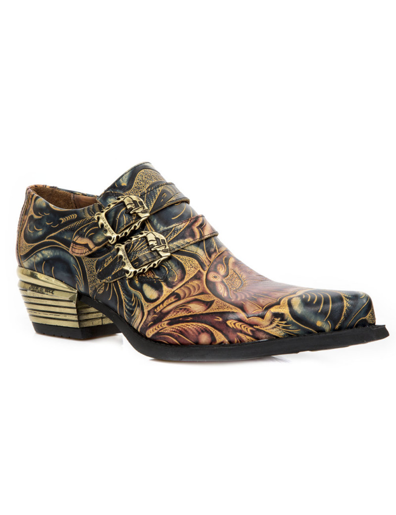 ZAPATOS COWBOY WEST DE NEWROCK DALLAS ORO