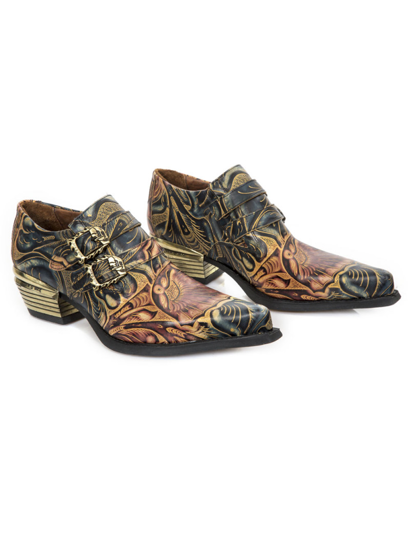 ZAPATOS COWBOY WEST DE NEWROCK DALLAS ORO