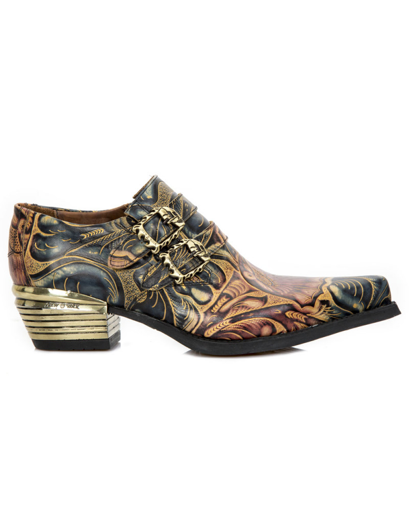 ZAPATOS COWBOY WEST DE NEWROCK DALLAS ORO