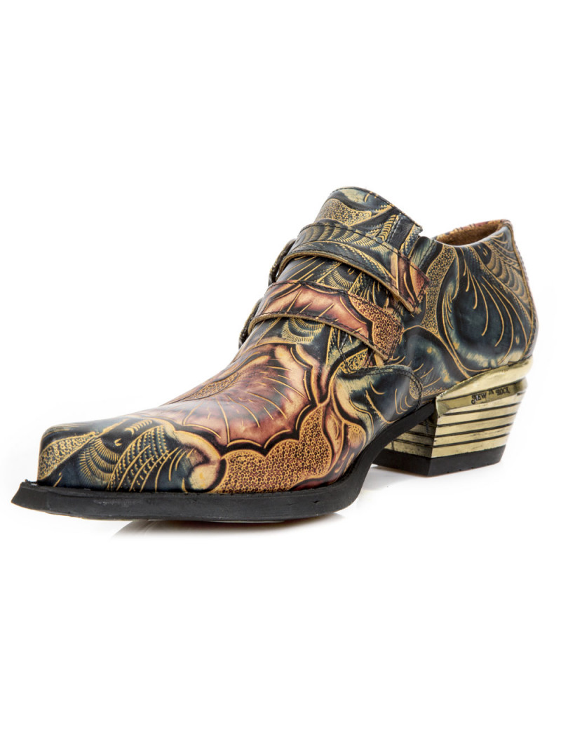 ZAPATOS COWBOY WEST DE NEWROCK DALLAS ORO