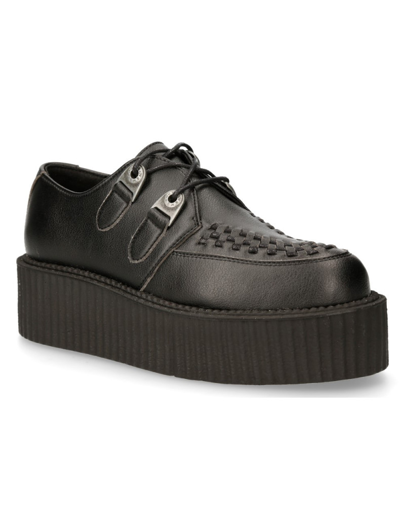 Zapatos Creeper vegan negro