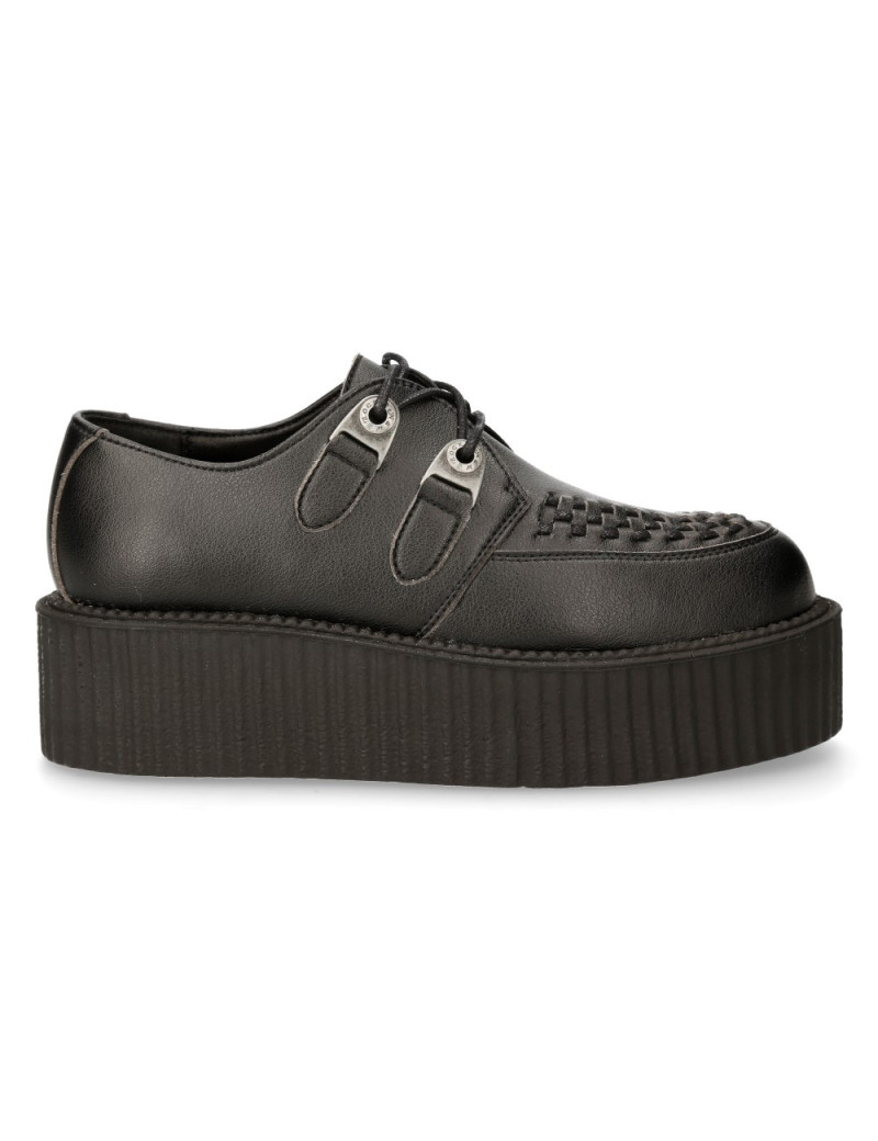 Zapatos Creeper vegan negro