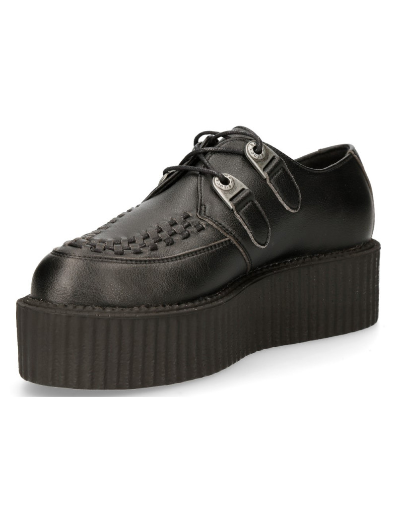 Zapatos Creeper vegan negro