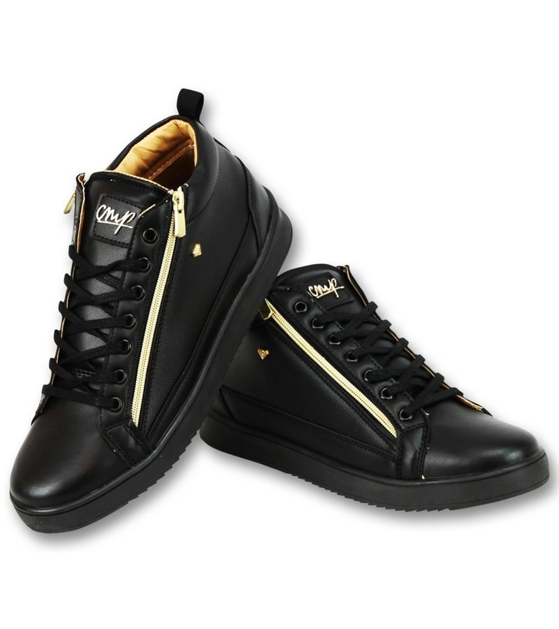 Zapatos de Hombre - Bee Black Gold V2 - CMS98  - Negro