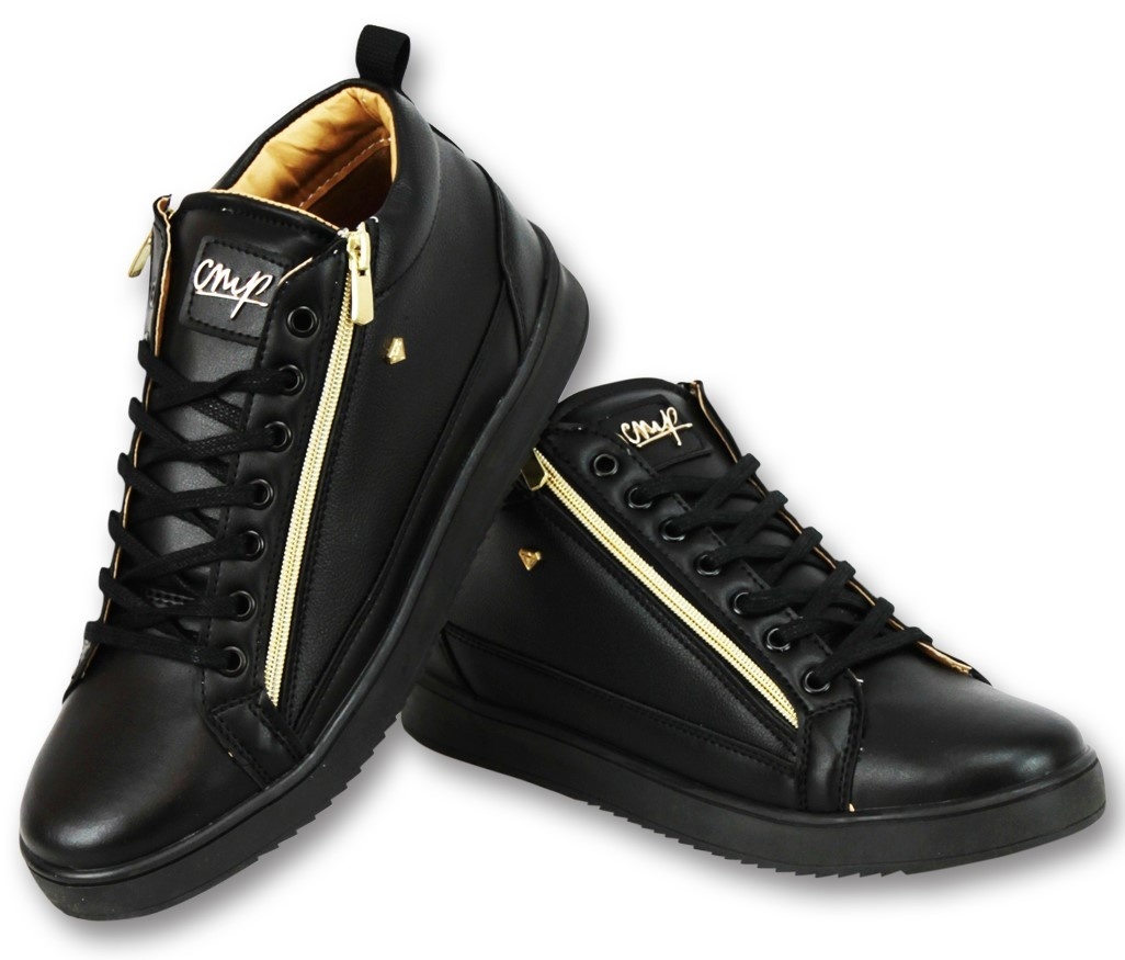 Zapatos de Hombre - Bee Black Gold V2 - CMS98  - Negro